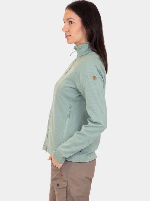pulover polar pt. femei Fjallraven Abisko Lite Fleece Jacket W verde 3