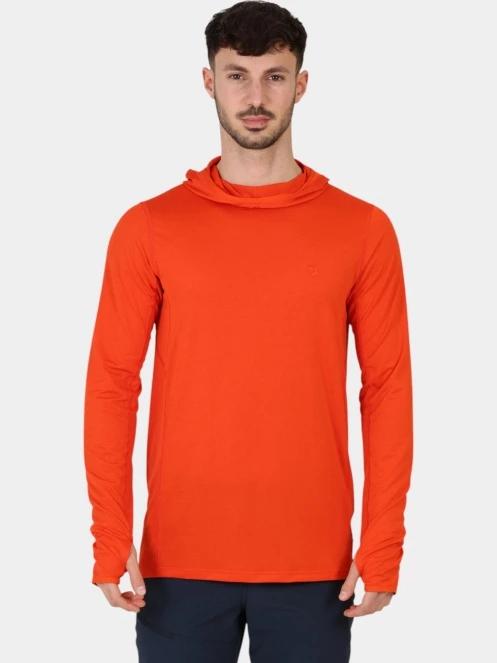 pulover cu gluga pt. barbati Fjallraven Abisko Sun-hoodie M portocaliu 2