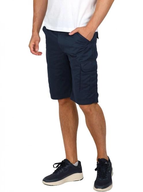 pantaloni scurti cu buzunare laterale pt. barbati TBS Fuppaber albastru inchis 3