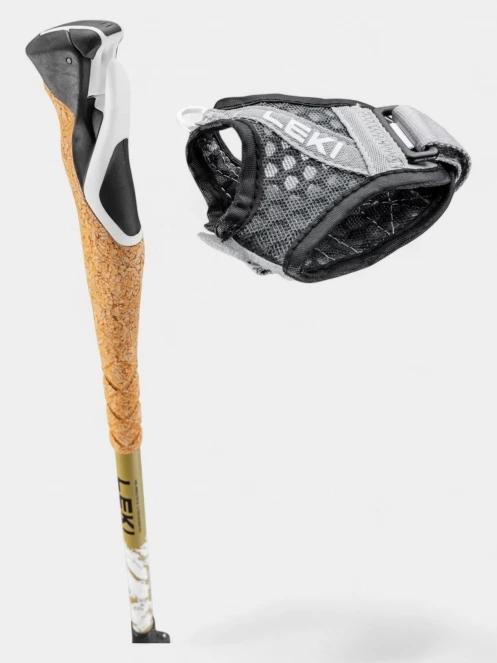 baston de drumetie LEKI Cross Trail TA 100 - 135 cm alb 5