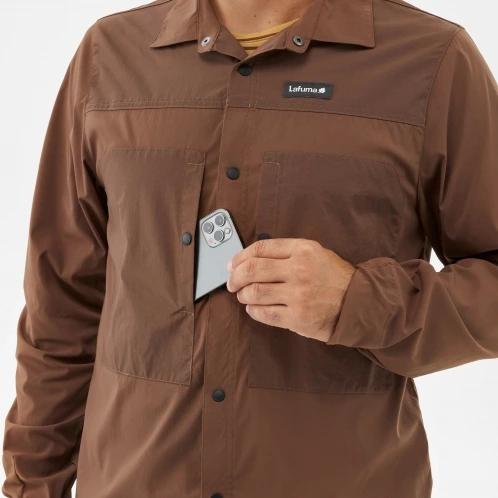 camasa cu maneci lungi pt. barbati Lafuma Hybrid Tour Shirt Ls M maro 4