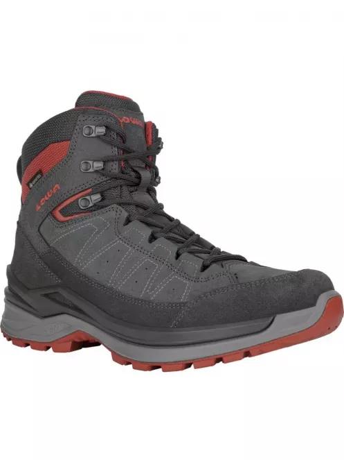 bocanci de drumetie impermeabili pt. barbati Lowa Toro Evo Gtx Mid gri 3