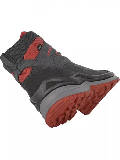 bocanci de drumetie impermeabili pt. barbati Lowa Toro Evo Gtx Mid gri 5