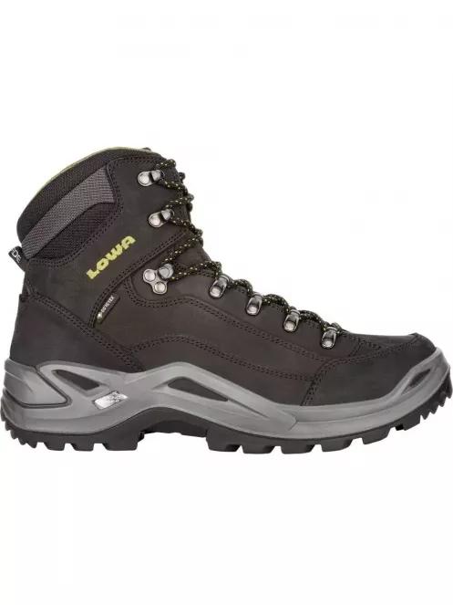 bocanci de drumetie impermeabili pt. barbati Lowa Renegade Gtx Mid negru 2
