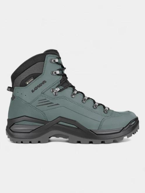 bocanci de drumetie impermeabili pt. barbati Lowa Renegade GTX Mid verde 2