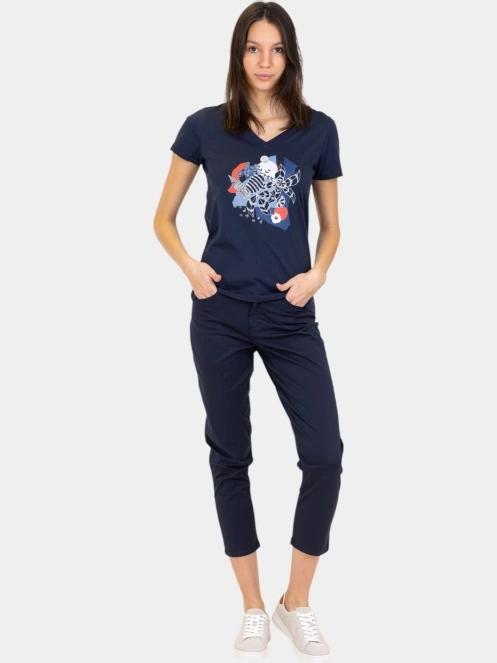 tricou cu maneci scurte pt. femei TBS Lugditee albastru inchis 5