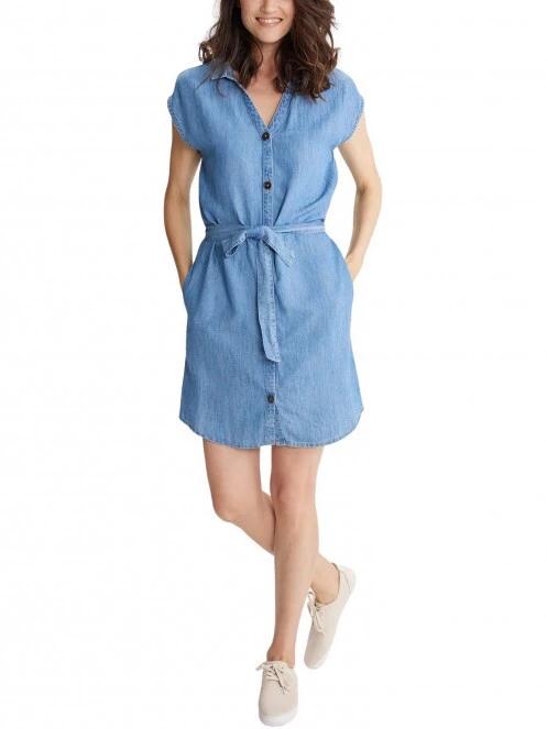 rochie camasa pt. femei TBS Maloerob albastru 2