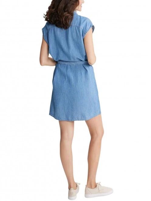 rochie camasa pt. femei TBS Maloerob albastru 3