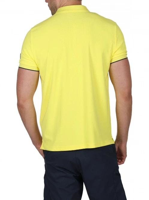 tricou cu guler pt. barbati TBS Mancepol galben 4