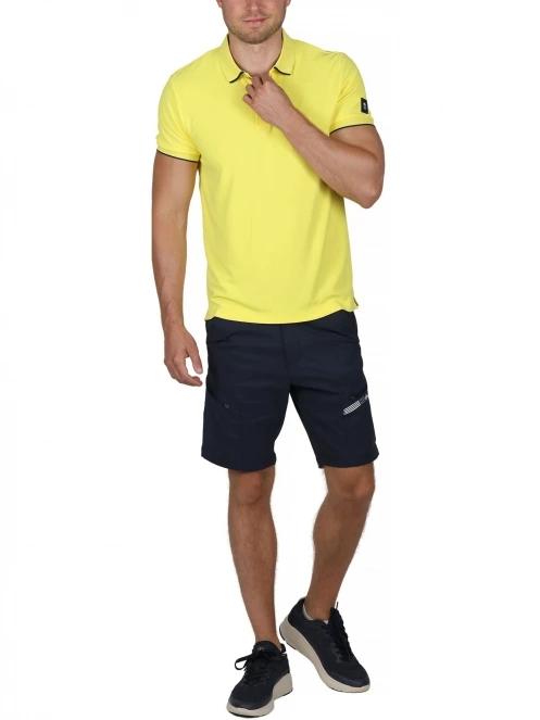 tricou cu guler pt. barbati TBS Mancepol galben 5