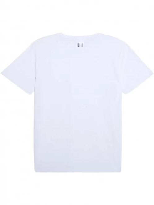 tricou cu maneci scurte pt. barbati TBS Mancetee alb 3