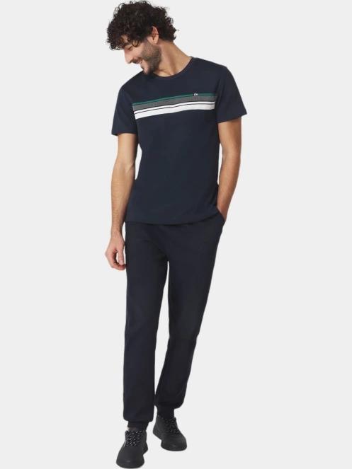 tricou cu maneci scurte pt. barbati TBS Mariotee albastru inchis 4