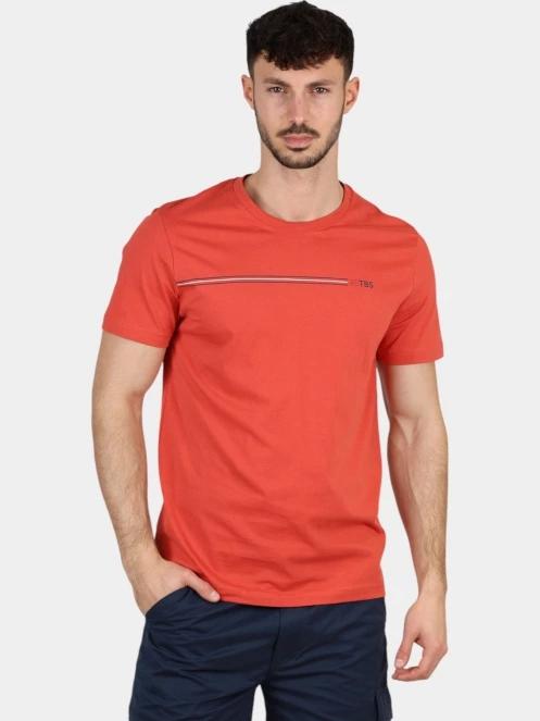 tricou cu maneci scurte pt. barbati TBS Meluttee rosu 2