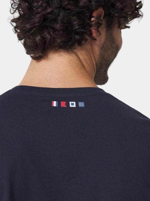 tricou cu maneci scurte pt. barbati TBS Milertee albastru inchis 6