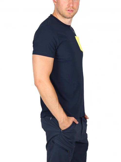 tricou cu maneci scurte pt. barbati TBS Mincetee albastru inchis 3