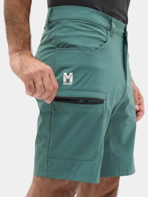 pantaloni scurti pentru drumetii pt. barbati Millet Ubic Stretch Short M verde 4