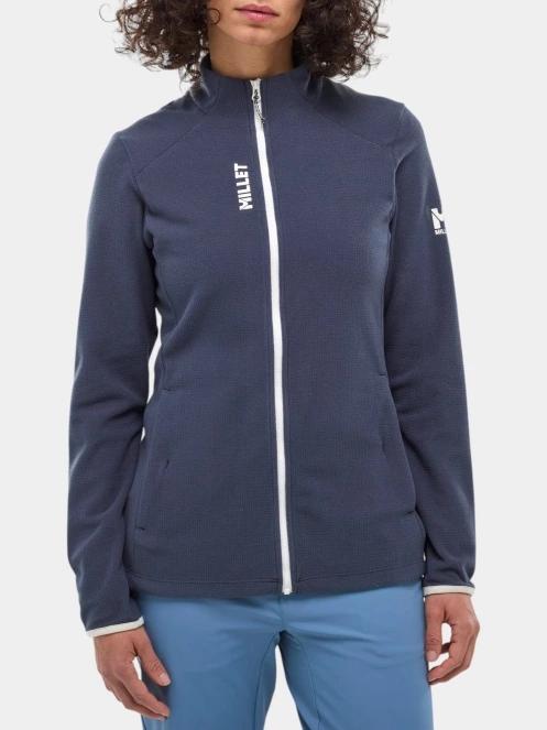 pulover polar pt. femei Millet Ubic Lgrid JKT W albastru inchis 2