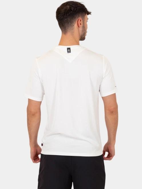 tricou pentru sport, cu maneci scurte pt. barbati Musto M Evo Crew Sunblock Ss Tee alb 4