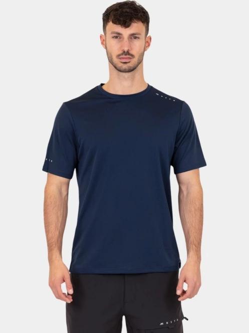 tricou pentru sport, cu maneci scurte pt. barbati Musto M Evo Crew Sunblock Ss Tee albastru inchis 2