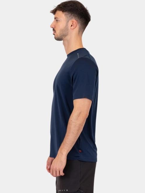 tricou pentru sport, cu maneci scurte pt. barbati Musto M Evo Crew Sunblock Ss Tee albastru inchis 3
