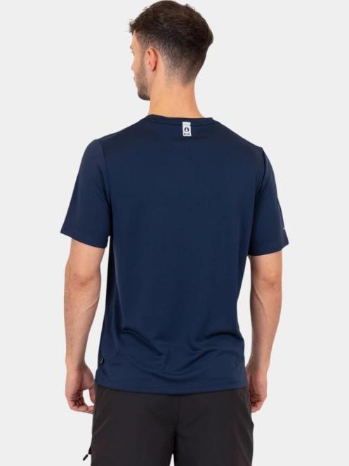 tricou pentru sport, cu maneci scurte pt. barbati Musto M Evo Crew Sunblock Ss Tee albastru inchis 4