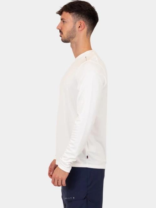 tricou cu maneci lungi, pentru sport pt. barbati Musto M Evo Crew Sunblock Ls Tee alb 3