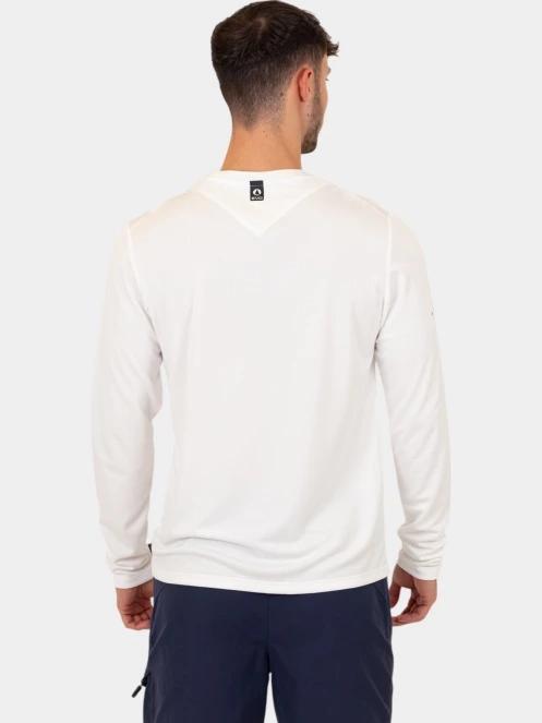 tricou cu maneci lungi, pentru sport pt. barbati Musto M Evo Crew Sunblock Ls Tee alb 4