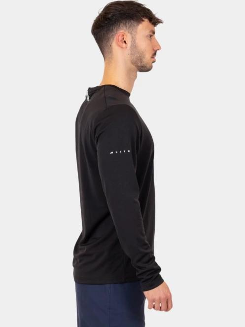 tricou cu maneci lungi, pentru sport pt. barbati Musto M Evo Crew Sunblock Ls Tee negru 3