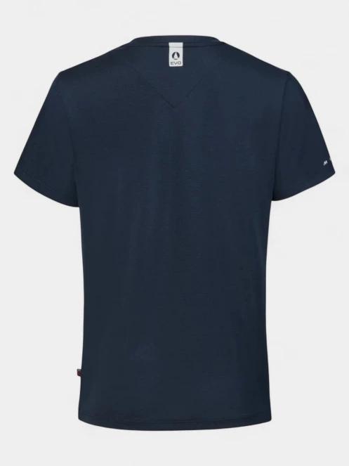 tricou pentru sport, cu maneci scurte pt. femei Musto W Evo Crew Sunblock Ss Tee albastru inchis 6