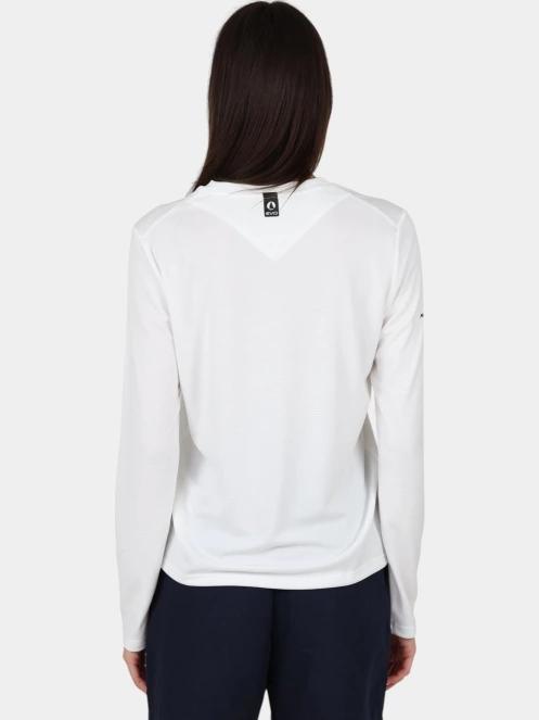 tricou cu maneci lungi, pentru sport pt. femei Musto W Evo Crew Sunblock Ls Tee alb 4