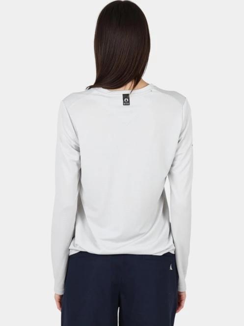tricou cu maneci lungi, pentru sport pt. femei Musto W Evo Crew Sunblock Ls Tee gri 4