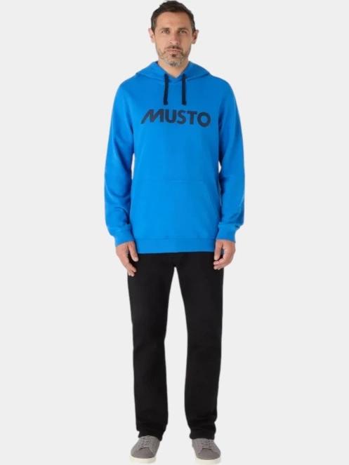 pulover cu gluga pt. barbati Musto M Musto Logo Hoodie albastru 2