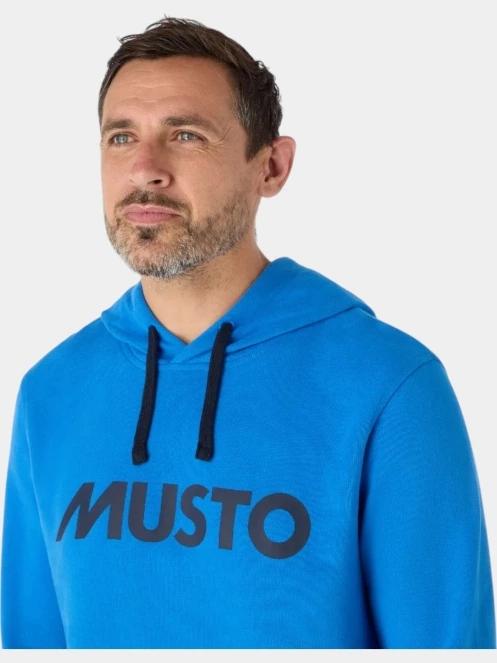 pulover cu gluga pt. barbati Musto M Musto Logo Hoodie albastru 5