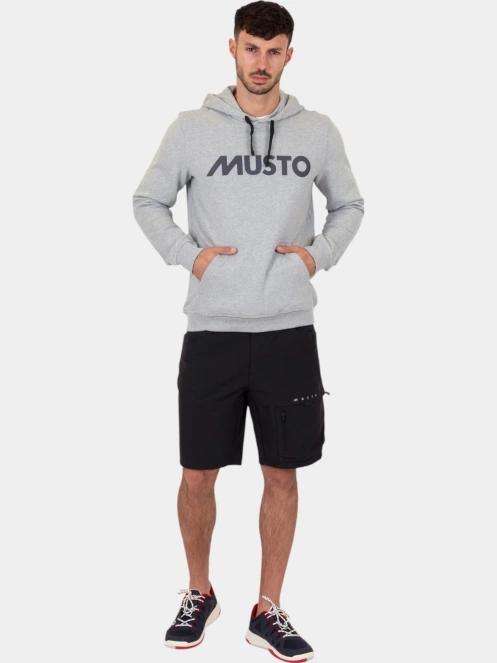 pulover cu gluga pt. barbati Musto M Musto Logo Hoodie gri 5