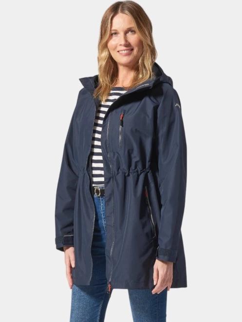 haine de ploaie pt. femei Musto W Sardinia Long Rain Jkt albastru inchis 2