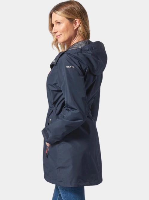 haine de ploaie pt. femei Musto W Sardinia Long Rain Jkt albastru inchis 3