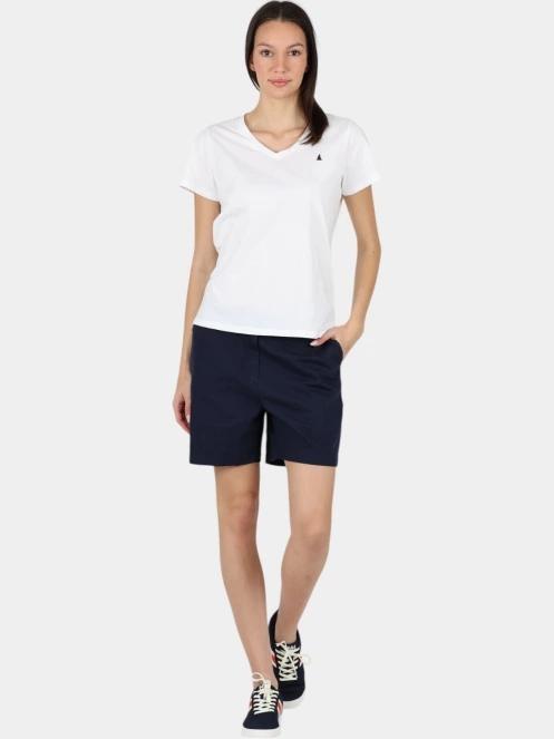 tricou cu maneci scurte pt. femei Musto W Original V Neck Ss Tee alb 5