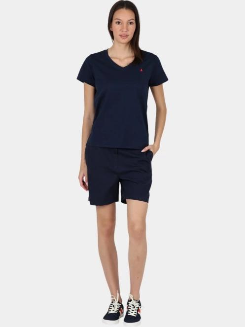 tricou cu maneci scurte pt. femei Musto W Original V Neck Ss Tee albastru inchis 5