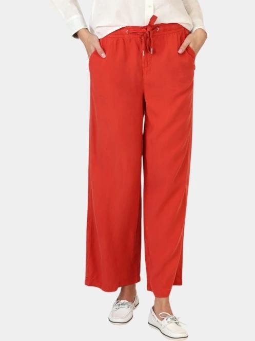 pantaloni lungi pt. femei TBS Myrnopan rosu 2