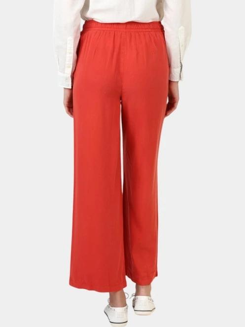 pantaloni lungi pt. femei TBS Myrnopan rosu 4