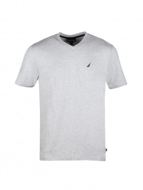 tricou cu maneci scurte pt. barbati Nautica Mica T-Shirt gri 6