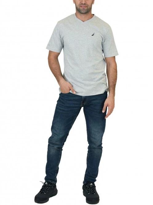 tricou cu maneci scurte pt. barbati Nautica Mica T-Shirt rosu 5