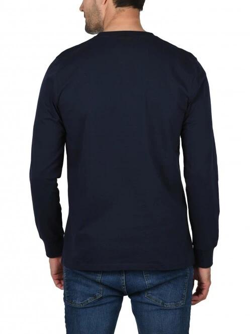 tricou cu maneci lungi pt. barbati Nautica Ronan LS T-Shirt albastru inchis 4