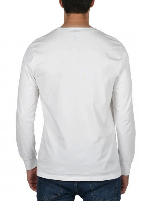 tricou cu maneci lungi pt. barbati Nautica Ronan LS T-Shirt alb 4