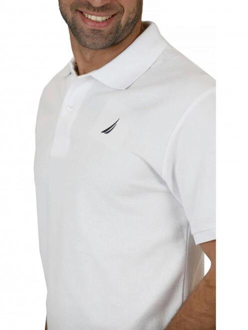 tricou cu guler pt. barbati Nautica Calder Polo Shirt alb 6