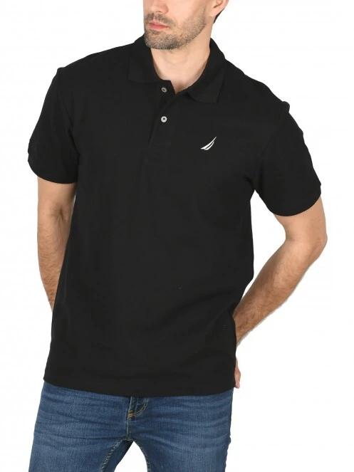tricou cu guler pt. barbati Nautica Calder Polo Shirt negru 2