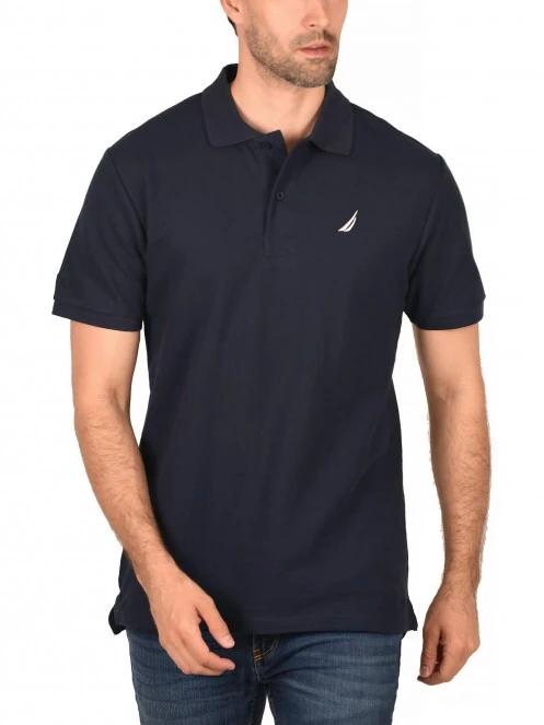 tricou cu guler pt. barbati Nautica Calder Polo Shirt albastru inchis 2
