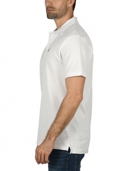 tricou cu guler pt. barbati Nautica Calder Polo Shirt alb 3