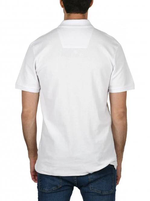 tricou cu guler pt. barbati Nautica Calder Polo Shirt alb 4