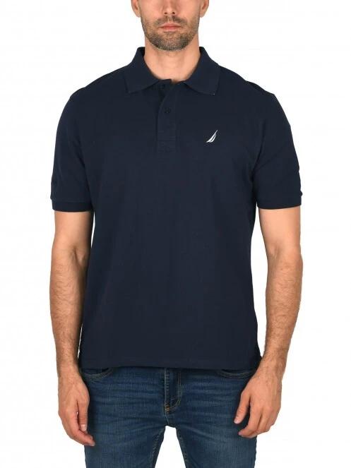 tricou cu guler pt. barbati Nautica Brent Polo Shirt albastru inchis 2